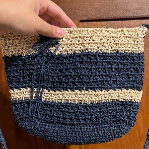 Blue Handwoven Purse